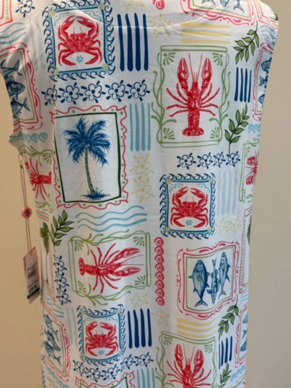 NWT Simply Southern 1/4 Zip Sleeveless Dress Size L - Picture 5 of 11